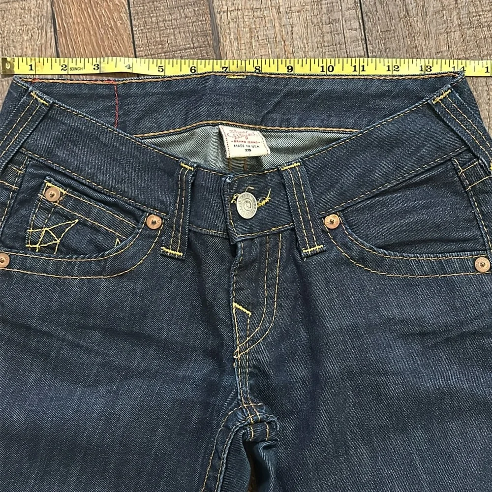 True Religion Dark Blue Flare Jeans - Picture 2 of 10